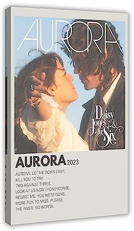 Daisy Jones & The Six 2023 American Musical Drama TV Miniseries Cover Wall Art Deco Poster Canvas Poster Bedroom Decor Sports Landscape Office Room Decor Gift Frame-style 08x12inch(20x30cm)