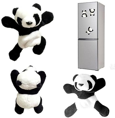 Niedlicher Panda-Plüsch-Bär Kühlschrankmagnete Figuren Tourist Dekoration Versorgung Tier Geschenke Party E1G6 Souvenir Kinder Spielzeug