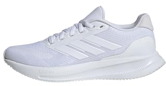 adidas Runfalcon 5 Running Shoes, Scarpe da Corsa Donna, Cloud White/Cloud White/Cloud White, 41 1/3 EU