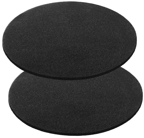 Bigmeta Round Splash Pad for Oil Drain Pan, Fit 1.5-20 Gal Drip Catcher Pan, Heat-Resistant, No Splatter Change Mat for Car Transmission Oil Changing Drain Tray (2 Pcs)