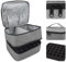 LIMITADA Doppellagige Makeup Tasche, Nagellack Organizer, Kosmetikoffer für Aufbewahrung