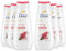 Dove Advanced Care Reviving Body Wash Body Cleanser shower gel with pomegranate & hibiscus extracts for instantly lotion-soft skin 6x 400 ml