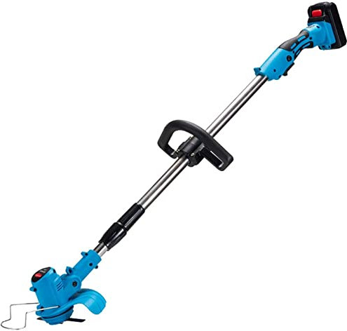 ABBNIA Tondeuse à Gazon électrique sans Fil, débroussailleuse 21V, 850W, Tondeuse à Gazon à Batterie, Kit de Jardinage extérieur