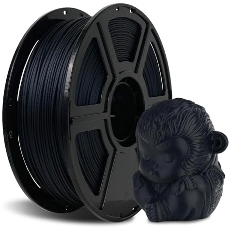 FLASHFORGE Carbon Fiber PLA Filament 1.75mm, Carbon Fiber Reinforced PLA 3D Printer Filament, 1KG Spool Dimensional Accuracy +/- 0.02mm, High Strength & High Abrasion-Resistance (Midnight Blue)