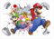 Wandaufkleber Kinder, Wand Stickers 3D Cartoon Niedlicher Selbstklebend Poster, Wandtattoo für Kinderzimmer Schlafzimmer, MäDchen Junge zimmer, Wohnzimmer, Heimdekoration, 45 x 60 cm