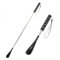 Wisebom 2 Pièces Chausse Pied Long Telescopique, Noir Chausse Pied Metal 30-71cm Chausse-pied Rétractable Chausse-pied Extensible avec Poignée Antidérapante et Cordon pour Femmes Hommes Seniors