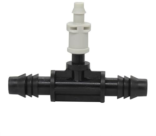 10PCS Garten Micro Drip Bewässerung Fitting 8/11mm Reduziert T-Connector Zu 4/7mm Barb Adapter 3/8'' zu 1/4'' Reduzieren T
