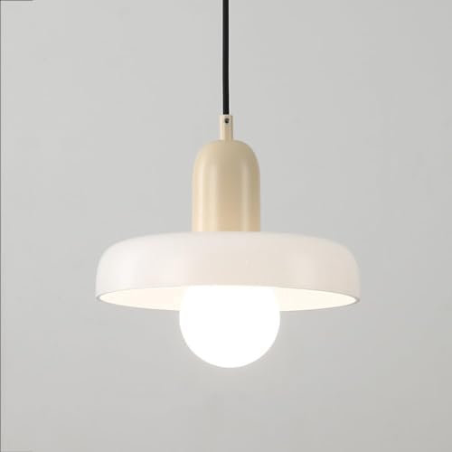 GONGKAI Suspension Moderne en Verre Vert pour évier de Cuisine, luminaire d'intérieur Blanc, luminaire de Plafond Orange Simple pour Salle à Manger, Chambre à Coucher, loft