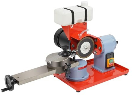 Affûteur de lame de scie circulaire, 250 W 220 V, 2800 tr/min, angle réglable du disque abrasif 20°, capacité du réservoir 1 l, idéal pour le travail du bois, la fabrication de meubles, etc