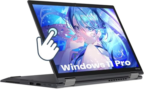 Lenovo ThinkPad X13 Yoga Gen 3 Ordinateur Portable écran Tactile, 13.3-inch FHD(1920x1080), Intel Core i7-1265U, 512 Go SSD, 16 Go RAM, US QWERTY Clavier, Win11 Pro (Renouvelé)