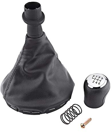 Outbit AutoSchaltknauf - 1 STÜCK für 6-Gang-Auto Schaltknauf Schalthebelmanschette für VW Transporter T5 / T6 (2003-2011)