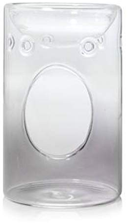 Yankee Candle Savoy Grey Glass Wax Melt Burner