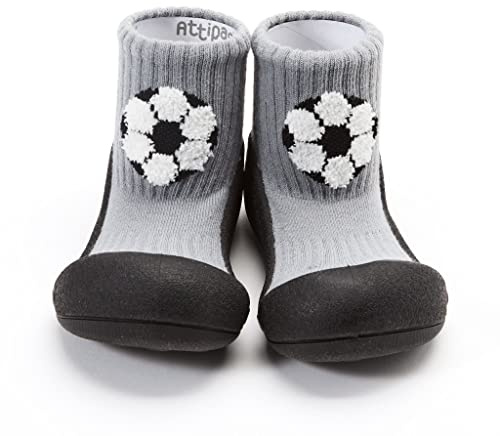 Attipas Fussball - Ergonomische Baby Lauflernschuhe | Kinder Barfußschuhe bis Größe 22,5 (Numeric_22_Point_5)