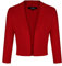 MINTLIMIT Cropped Cardigan Vintage Women 3/4 Sleeve Cardigan Summer Clothes Red L