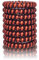 Black Roses ® Original Anti-Spliss Haargummi 8er Set - Haar Spirale für Damen - Invisible Bubble Haarbänder Telefonkabel - Copper