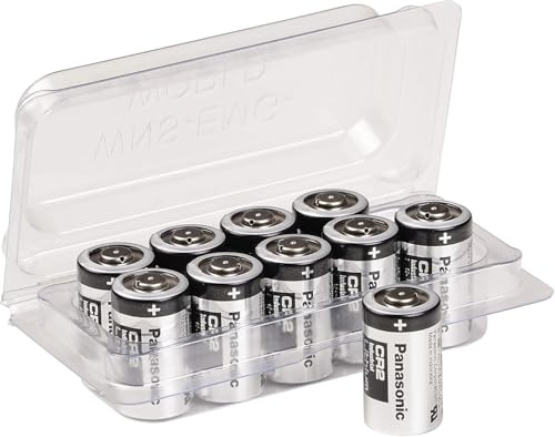 Panasonic Industrial kompatible CR123A Lithium Batterien 10er Pack mit 1550mAh und erweitertem Temperaturbereich