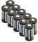 wns-emg-world Pack kompatibel mit Panasonic CR123A Industrial Lithium Batterie, 10 Stück