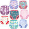 FLYISH DIRECT Potty Training Pants Girls Training Pants Toilet Training Pants Toddler Training Pants Reusable Training Pants, 4 Years, 8 Packs