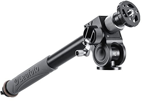 Leofoto GC-282AL 640mm Tripod Boom Arm w Precision Wormdrive Gear Extension + 180° Tilting + 360° Panning Ideal for Video