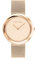 Calvin Klein Analog Quarzuhr für Damen Kollektion Twisted Bezel mit Rotgoldfarbenes Edelstahl-Mesh-Gliederarmband - 25200013
