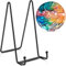 TR-LIFE Tellerständer/Halter für Display, 20,3 cm, groß, Metallrahmen für Bild, dekorative Platte, Buch, Foto-Staffelei (2 Stück)