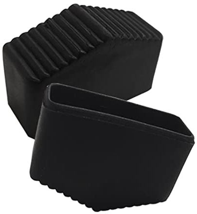 BTF 4 Conteras para escaleras de tijera domesticas de 3 al 8 peldaños, 2 medida 50x20mm y 2 medida 33x20mm | Equipan a la vez la escalera domestica BTF