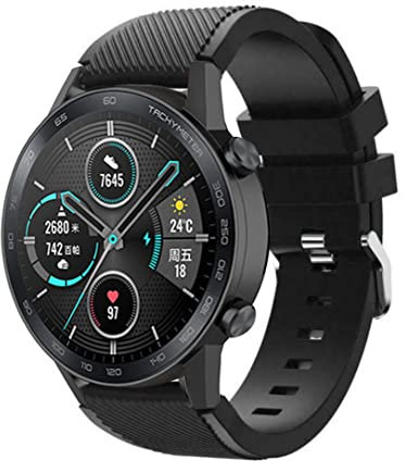 Strap-it Bracelet en silicone Honor Magic Watch 2 (noir)