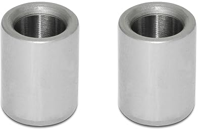 Ganter Normelemente | 2 Stück | Positionierbuchsen/Bohrbuchsen - DIN 179-B8-16-A | Stahl gehärtet | Bohrung: 8 mm