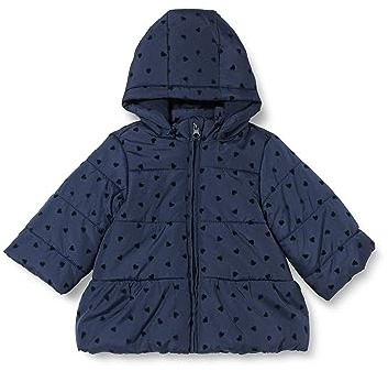 Chicco Giubbino Con Cappuccio Bimba 0-24, Blu (2), 2 anni, Designed in Italy