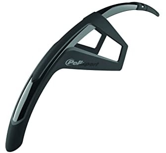 POLISPORT 8629400001 - G-Mud 2-teiliges universelles vorderes und hinteres Schutzblech für MTB-Straßen-Schotterräder mit 28-Zoll-Laufrädern en Color Schwarz