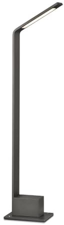 V-TAC VT-896 6W Led-Gartenlampe Bodenbefestigung Stehlampe 80cm Grau Aluminium IP54 Naturweiß 4000K - SKU 218681