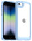 AWZHYDT iPhone SE 2022 Case, iPhone 7/8/SE 2020 Cover[ 360 Full Rubber Bumper & Transparent Back Cover] Anti-slip and anti-fingerprint Cover for iPhone SE/7/8 4.7”(Blue)