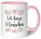 GRAVURZEILE Tasse mit Spruch - Ich hasse Menschen - Lustiges Geschenk für Freunde - Geschenk für Frauen & Männer - Geschenk für Sie & Ihn - Kaffeetasse Kaffeebecher Teetasse - Farbe: Rosa