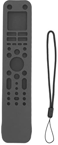 Fernbedienung Schutzhülle Fernbedienung Schutzhülle Silikon Schutzhülle TV Zubehör mit Handschlaufe für RMF TX520P Dunkelgrau