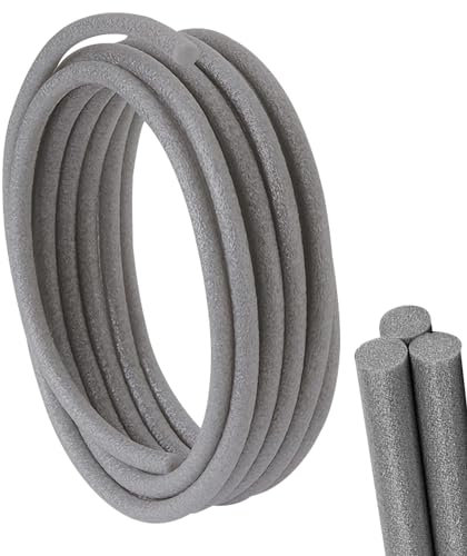 Profilo di Riempimento per Fughe Ø10mm x 15 M Filo Rotondo in Polietilene per il Riempimento di Sigillanti per Giunti (Ø10mm)