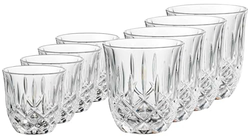 Spiegelau & Nachtmann, 8-teiliges Barista Kaffeegläser-Set, Cappuccinogläser (234 ml) und Espressogläser (90 ml), Kristallglas, Noblesse Barista, 105602