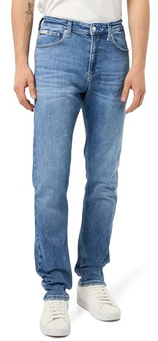 Calvin Klein Herren Jeans Hose Skinny Fit, Blau (Denim Light), 32W/30L