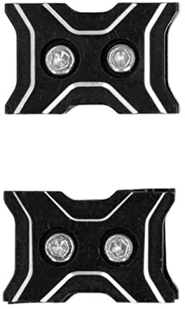 NIZUUONE RC Car Cable Manager Aluminium Alloy Light Weight RC Wire Clamp Buckle for Motor Battery Control RC Model Aircraft Boat (Black)