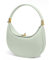 ACUYE Borsa a mezzaluna da donna a mezza luna, borsa a tracolla in pelle PU con manico superiore, borsa a tracolla per gnocchi, pochette, A01-verde, 28cm