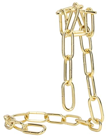 wine rack Floating Chain Magic Bottle Holder Steel Link Chain Wine Bottle Holder Air Floating Illusion Stand (Gold)