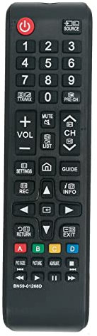 ROLLGAN BN59-01268D - Mando a distancia compatible con Samsung UHD 4K Smart LED TV UE32M5525 UE32M5590 UE32M5620 UE32M5690 UE40MU6100 UE40MU6103 UE40MU6120 UE40MU61220 UE40MU. 6125 UE40MU6192