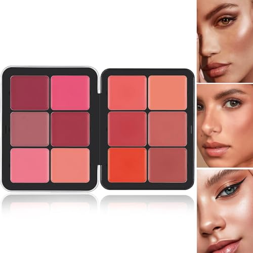 Carla's Secret Makeup Carla Secret Concealer Palette 12 colori Concealer Palette Makeup,Cream Blush Palette,Trucco a copertura totale a lunga tenuta per una pelle impeccabile (B, 12 colori)