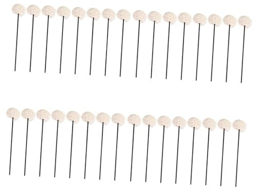 Cabilock 32 STK Blumen der Aromatherapie Schilfrohrstäbe Aroma Trockenblumen Diffusor-Sticks Öl toiletten zubehör hochzeitslaken Heimdekorationen Duftstäbchen für den Haushalt Rattan Black