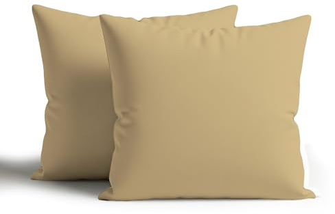 Home Sweet Home UK Outdoor Cushions Waterproof Filled 2 Pack 45x45cm With Invisible Zippered Outdoor Garden Cushions Waterproof 18x18 With Cushion Covers For Living Room Garden Sofa Bedroom
