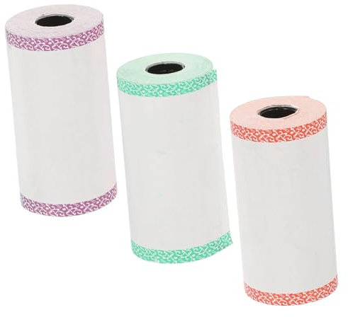 Gadpiparty 3rouleaux Papier Thermique Pour Imprimante Pour Reçus Rouleaux Pour Machine à