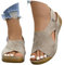 Generico Sandali Donna Estive,Sandali Donna Estive Ortopedici con Strappo Sportivi Scarpe Trekking Antiscivolo Sandalo Comodi Leggeri Ciabatte (Kaki,40)