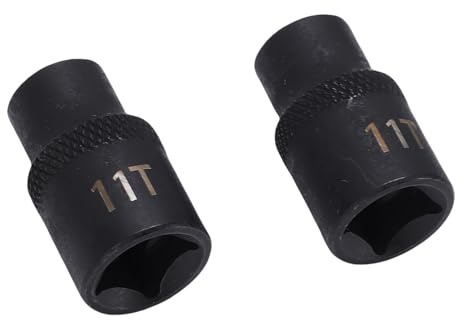 Tbest Truck Brake Caliper Socket 11 Point 3/8 Inch Drive Steel Black Finish Replacement for Bendix ADB 22X 225 SN6 SN7 SK7 Pneumatic Disc