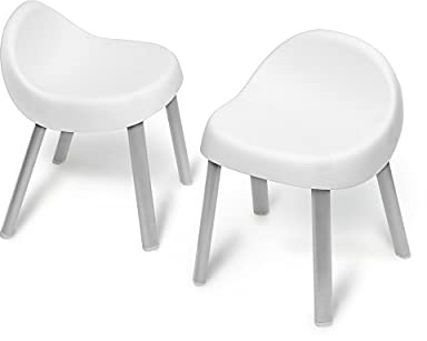 Skip Hop Toddler's Activity Chairs, Set of 2, Metal, White