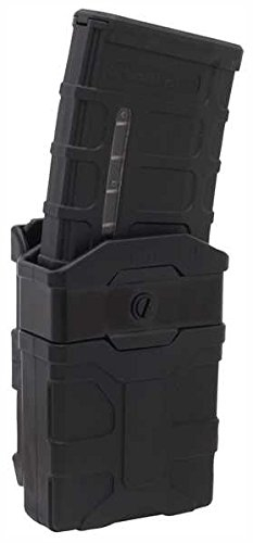 ESP Magazintasche 5.56 mit Molle-Clip Schwarz, Schwarz