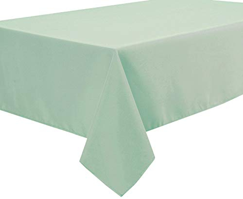 Qualitäts Tischdecke Textil Eckig 150 x 250 cm, Farbe wählbar (Salbeigrün)